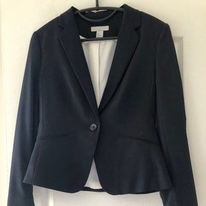 H&M Womens Navy Blue Blazer